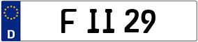 Truck License Plate